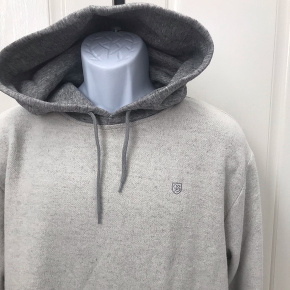 Brixton Other - NEW w/Tag-BRIXTON Heather Gray Fleece Hoodie XL